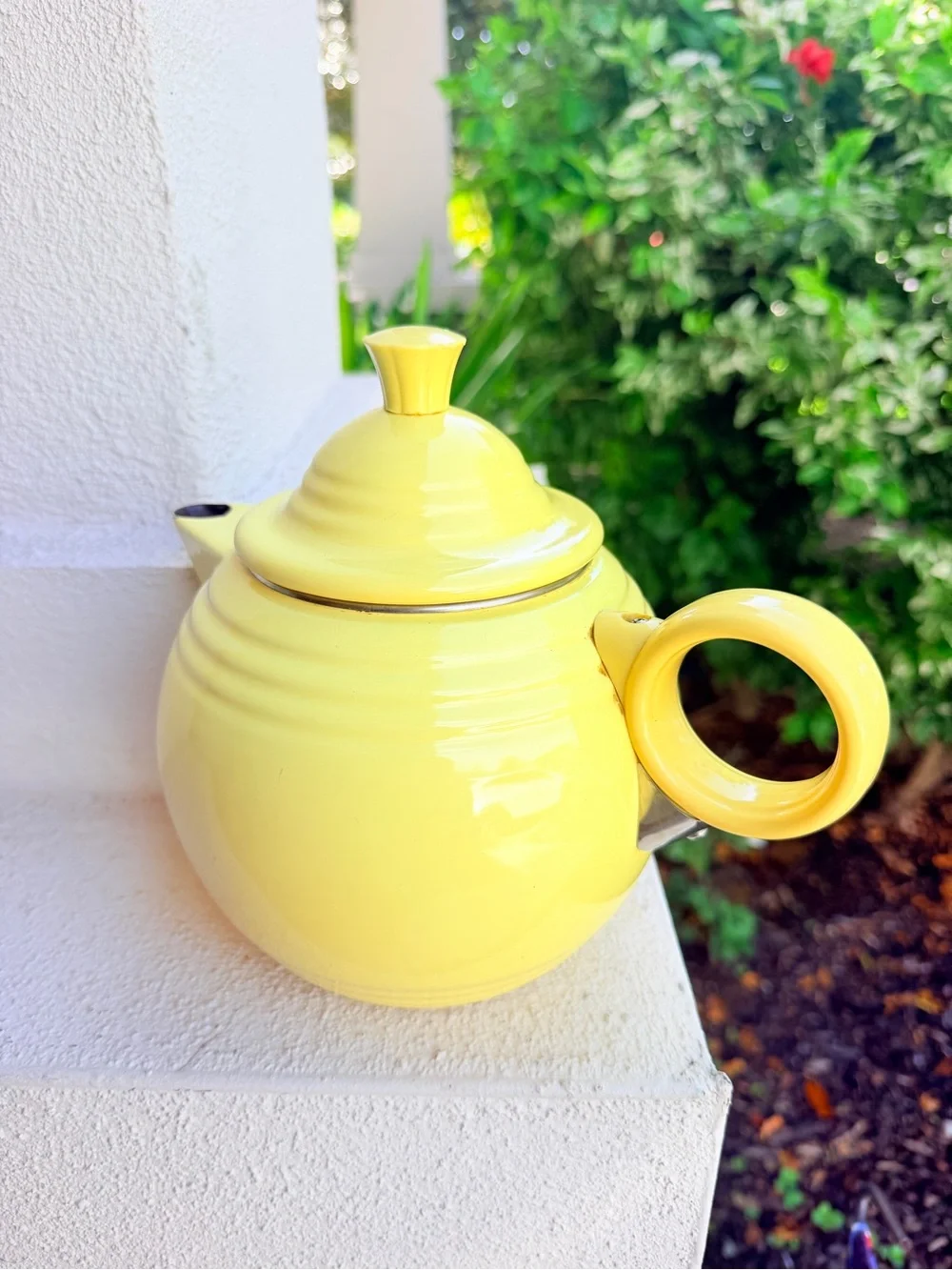 Vintage Fiesta Copco Yellow Enamel Tea Kettle Genuine Fiesta Accessories 1990s